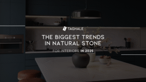 Image of a sophisticated, modern, and minimalist kitchen. Taghale project.